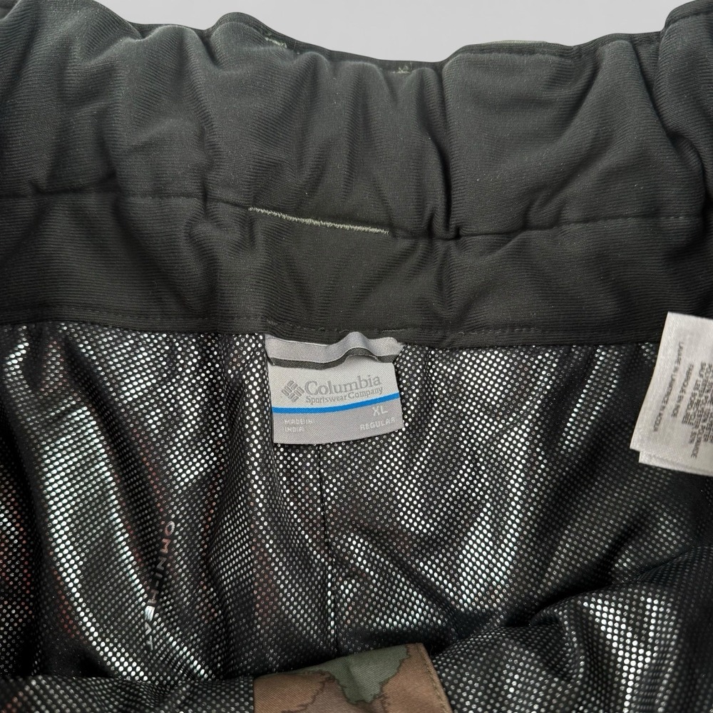 Men's Columbia Free Climb XL Camouflage Ski/Snowboard/Snow Pants Omni-Heat - Picture 2 of 10